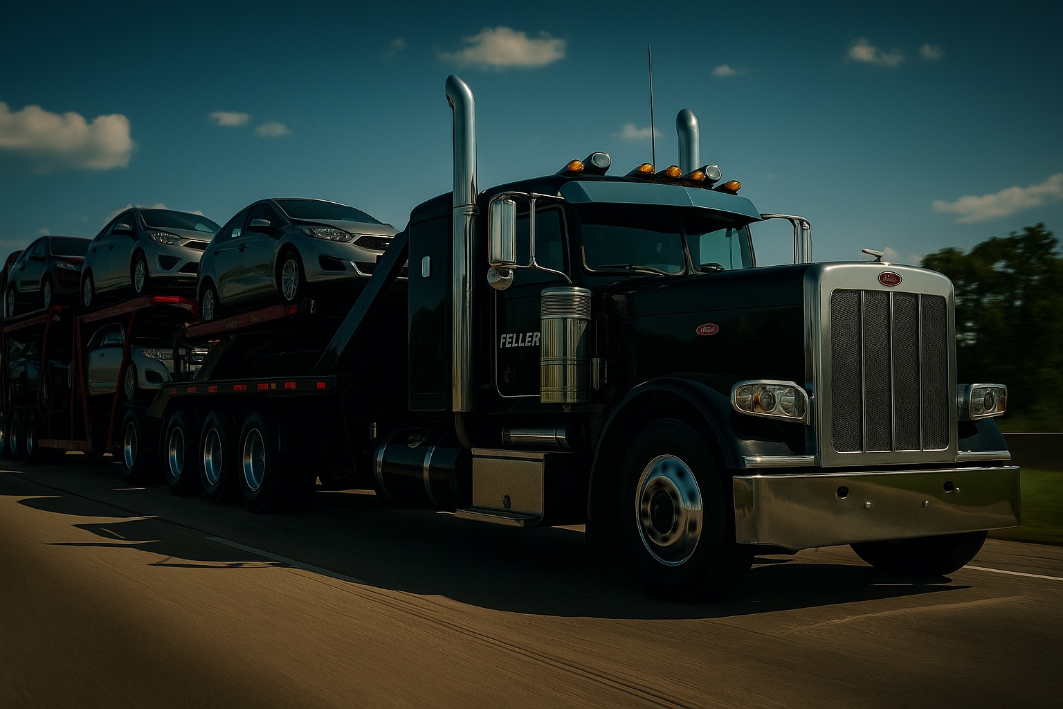 Heavy duty towing truck